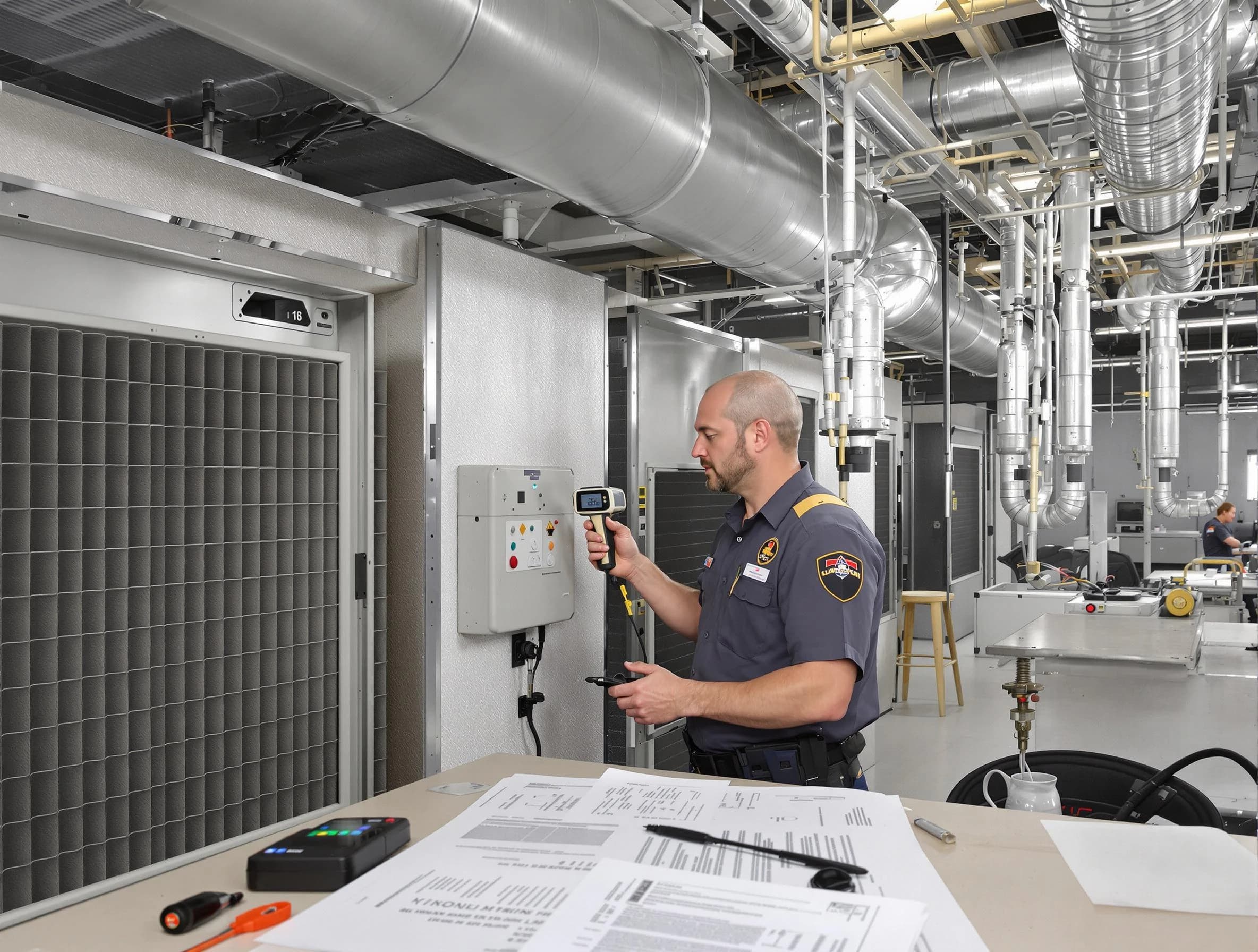 Professional filter system inspection by North Fayette Air Duct Cleaning in North Fayette