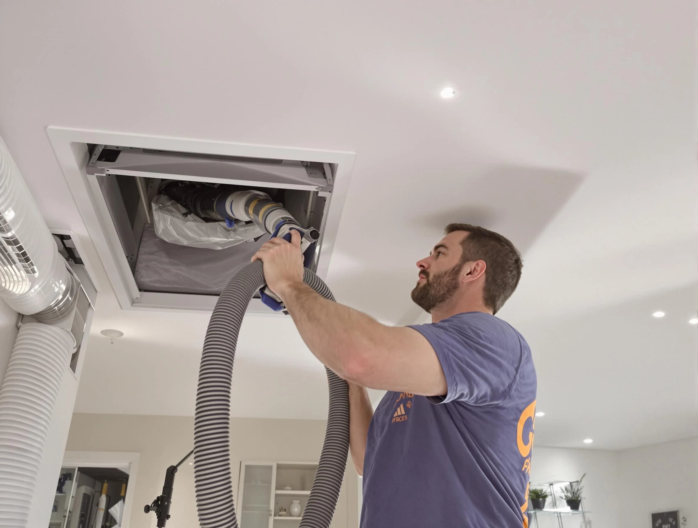 Precision indoor duct cleaning by North Fayette Air Duct Cleaning in North Fayette