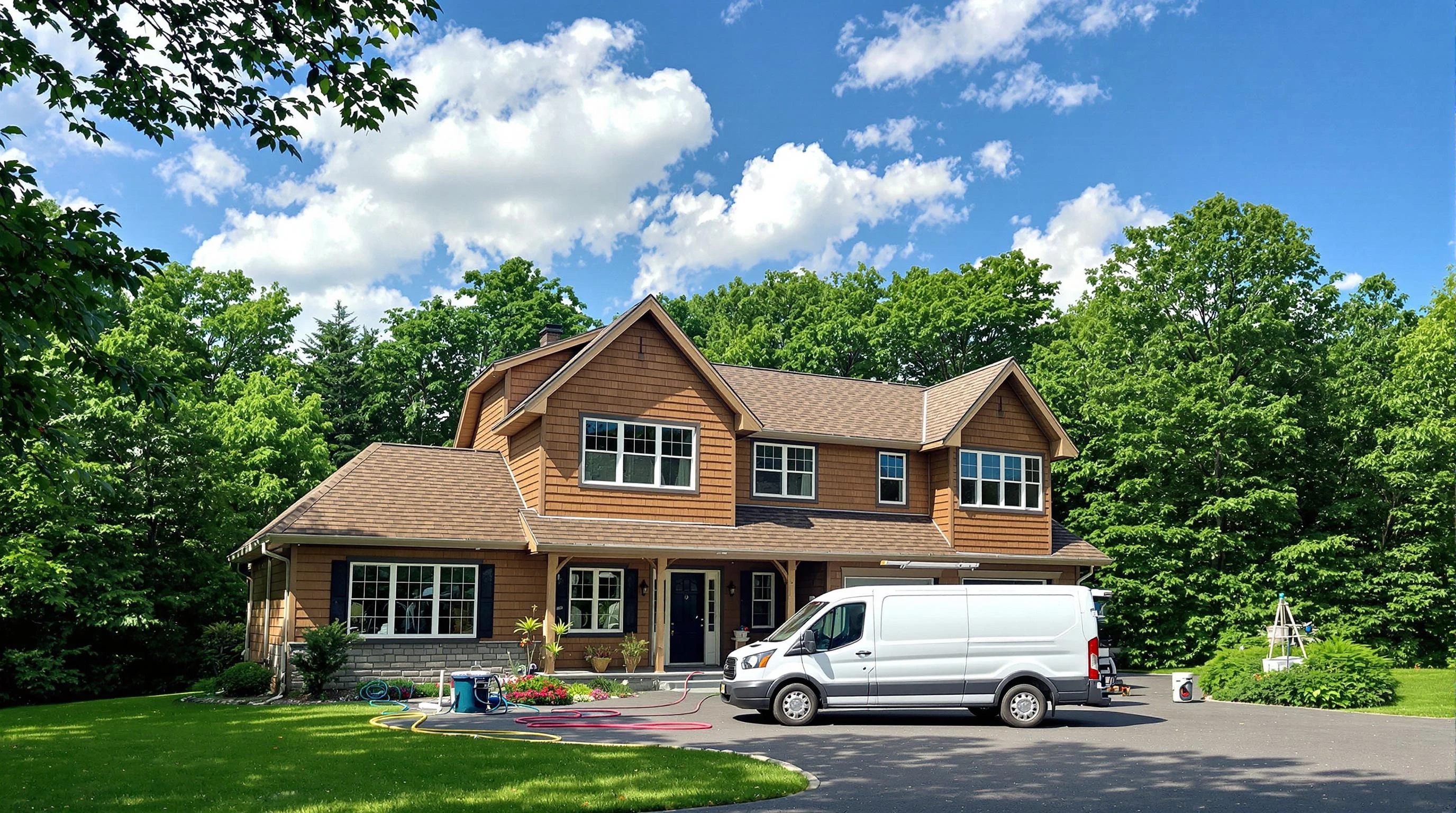 North Fayette Air Duct Cleaning air duct cleaning crew working in Moon, PA