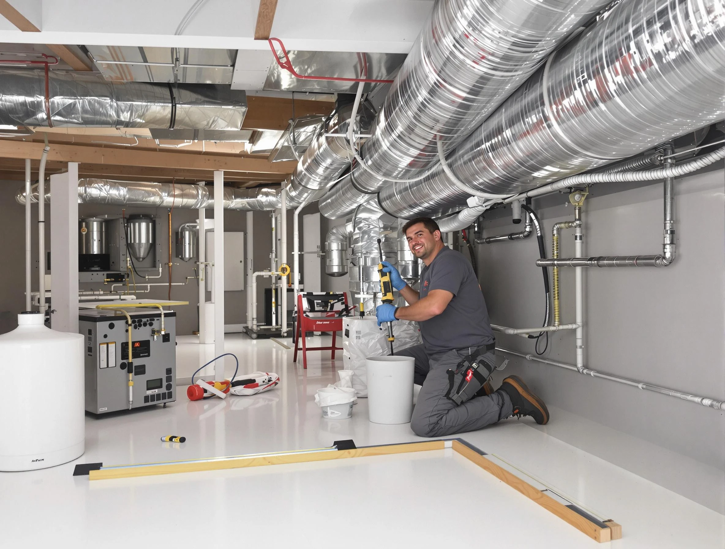 Professional duct sealing service by North Fayette Air Duct Cleaning in North Fayette