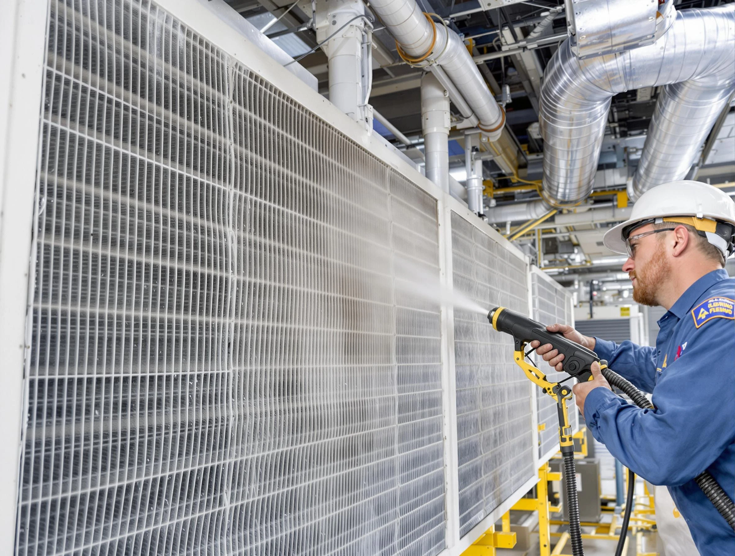 Professional commercial coil cleaning by North Fayette Air Duct Cleaning in North Fayette