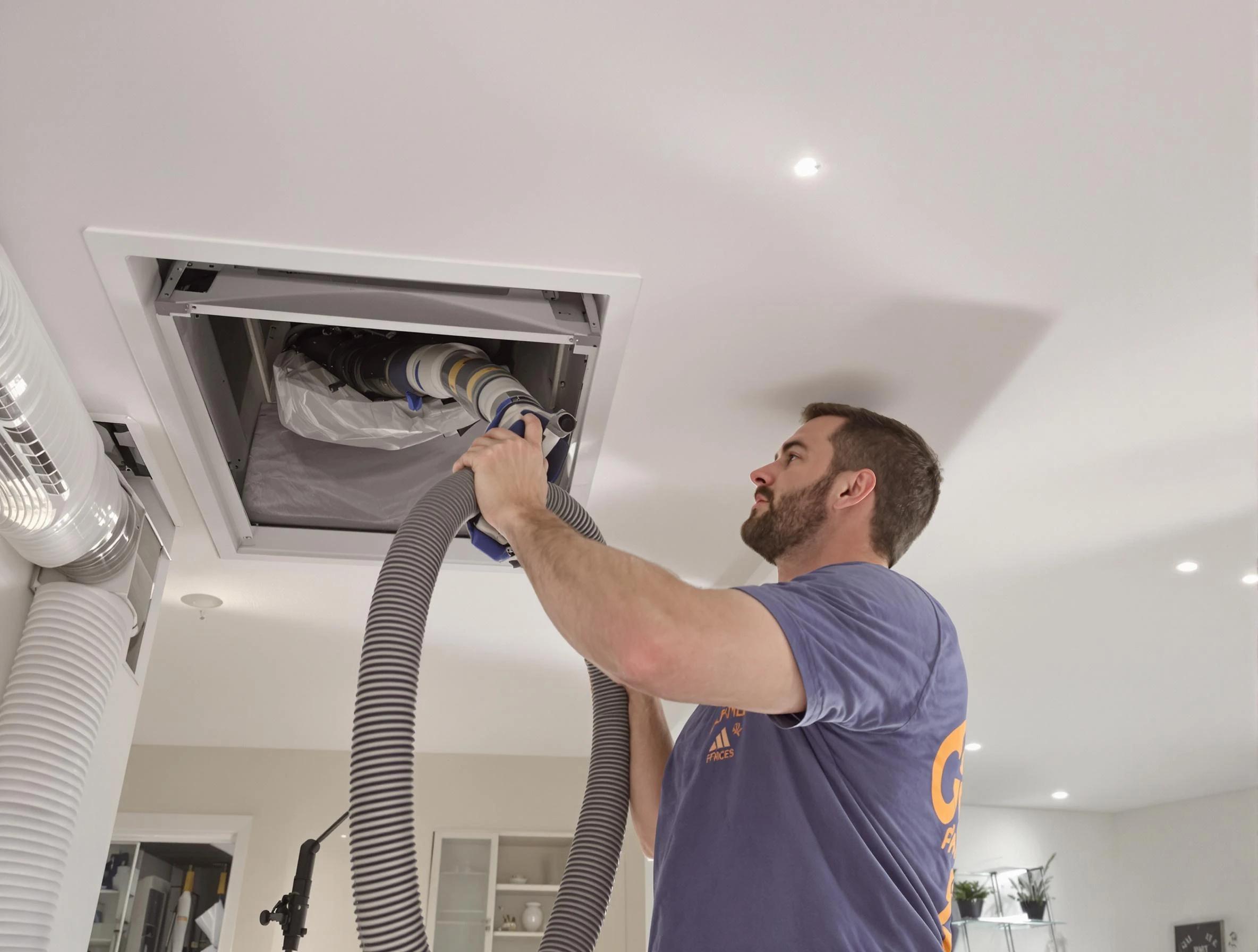 Precision indoor duct cleaning by North Fayette Air Duct Cleaning in North Fayette