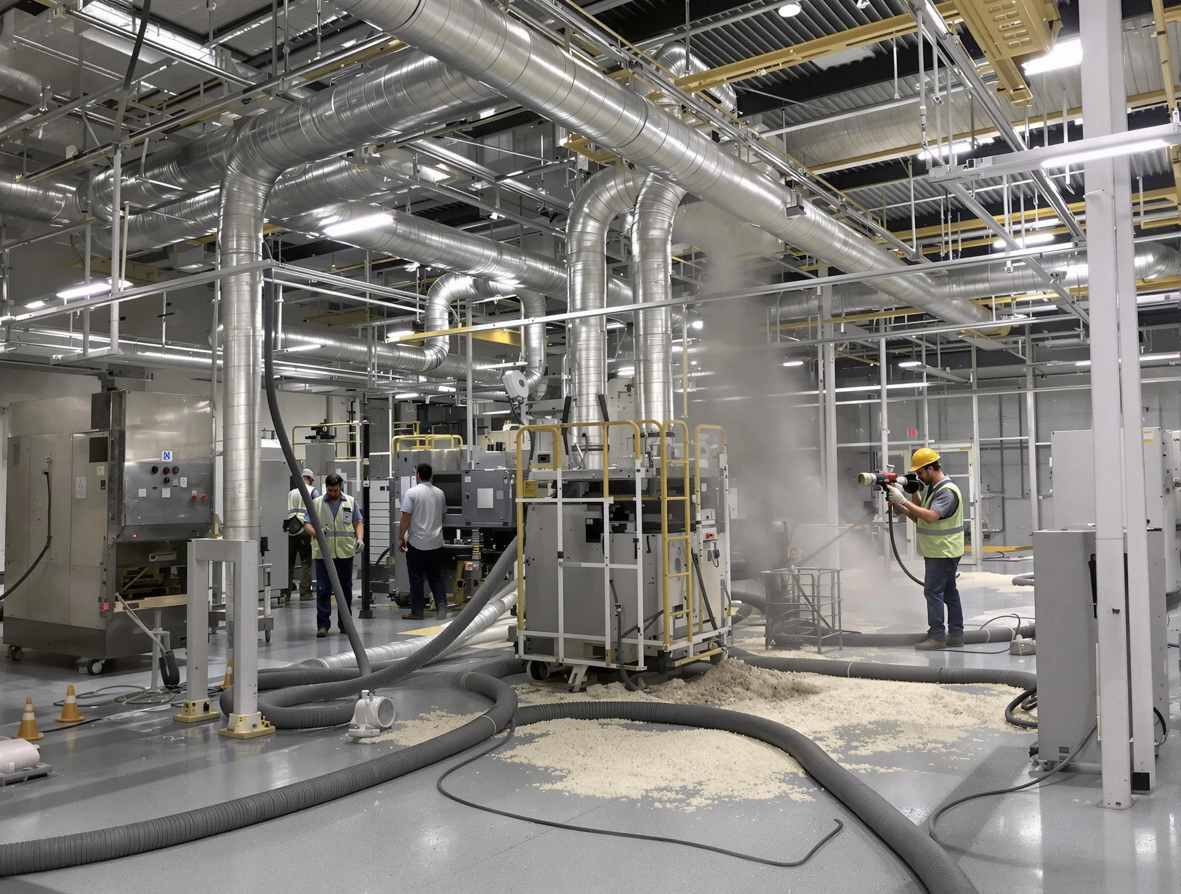 Heavy-duty industrial duct cleaning by North Fayette Air Duct Cleaning in North Fayette